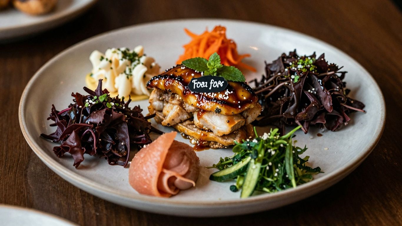 A delicious plate of food from Food for Thought.