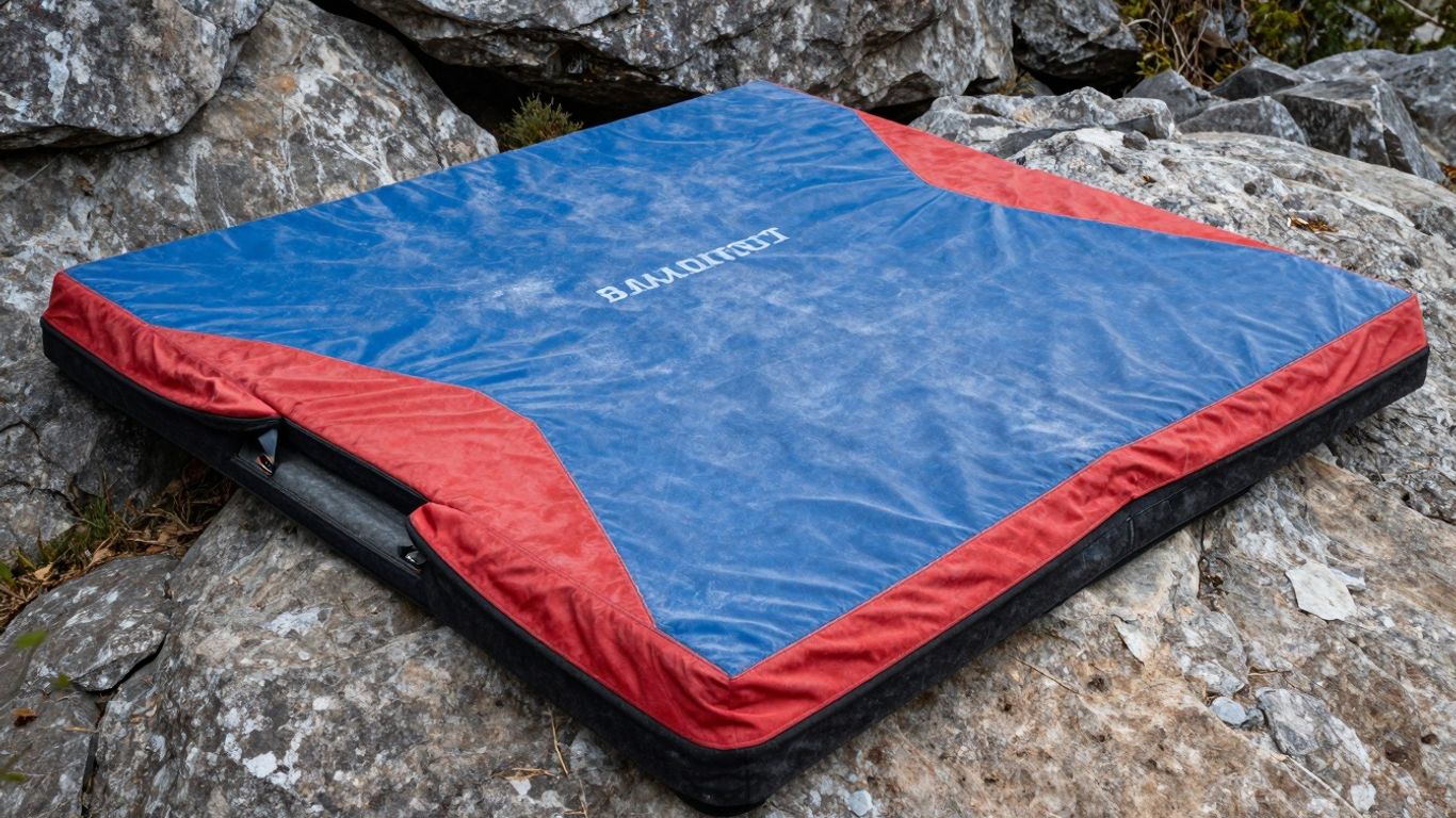 Black Diamond Impact crash pad for bouldering.