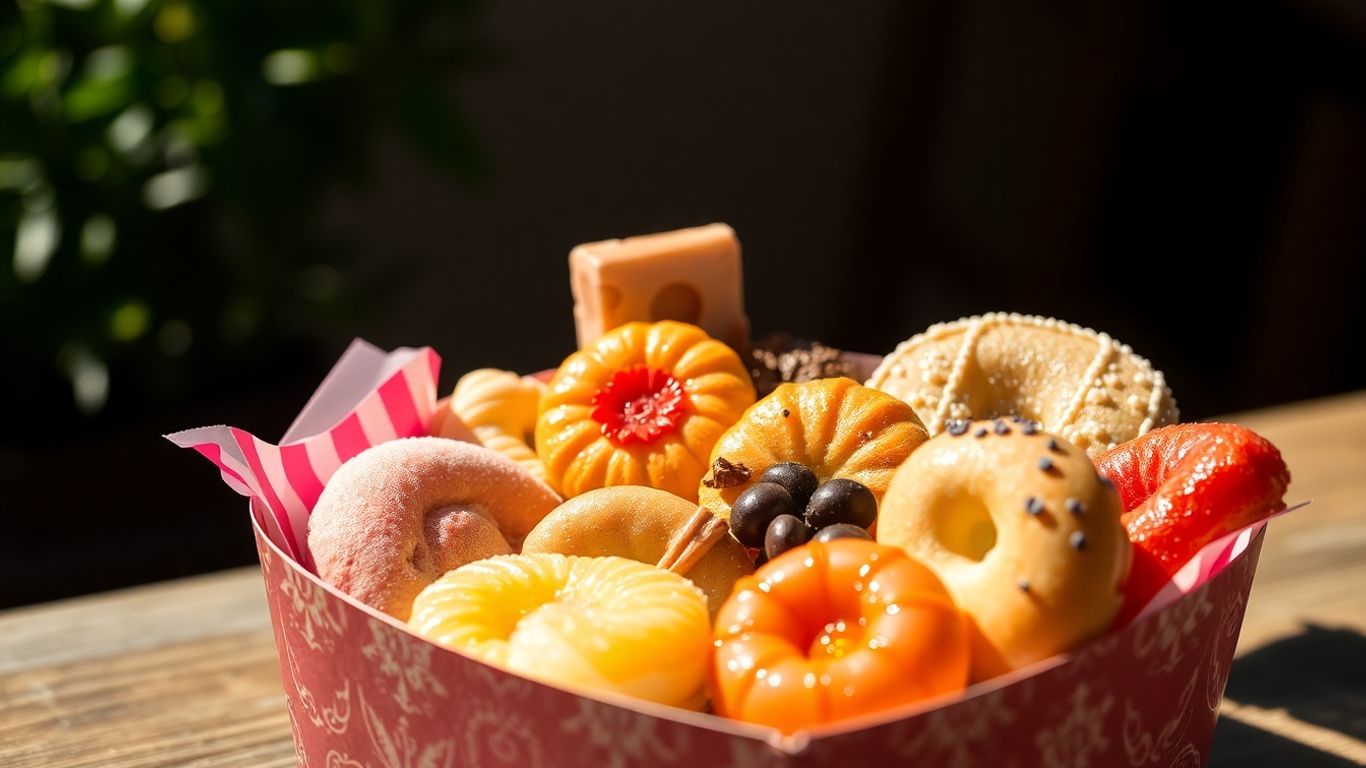 กล่องขนมยามาซากิพร้อมขนมอบหลากหลาย