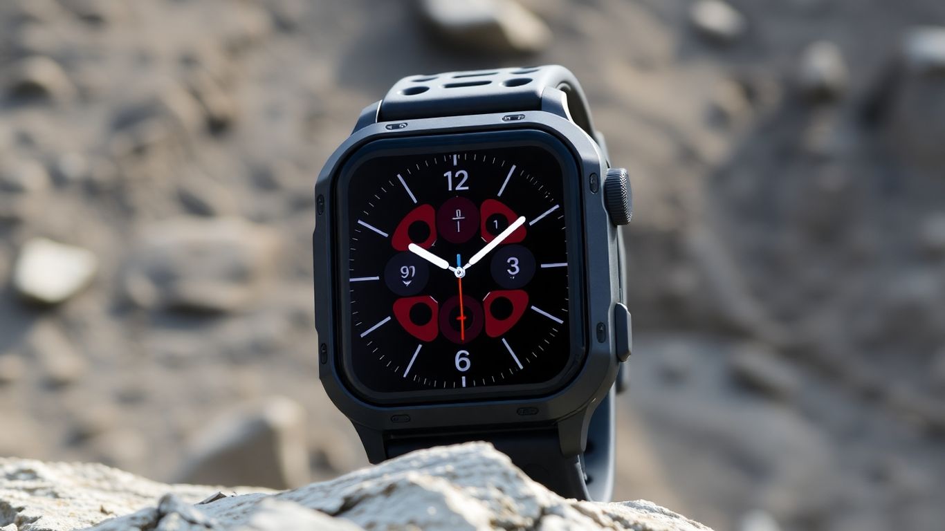 Apple Watch Ultra 3 sur fond de nature sauvage