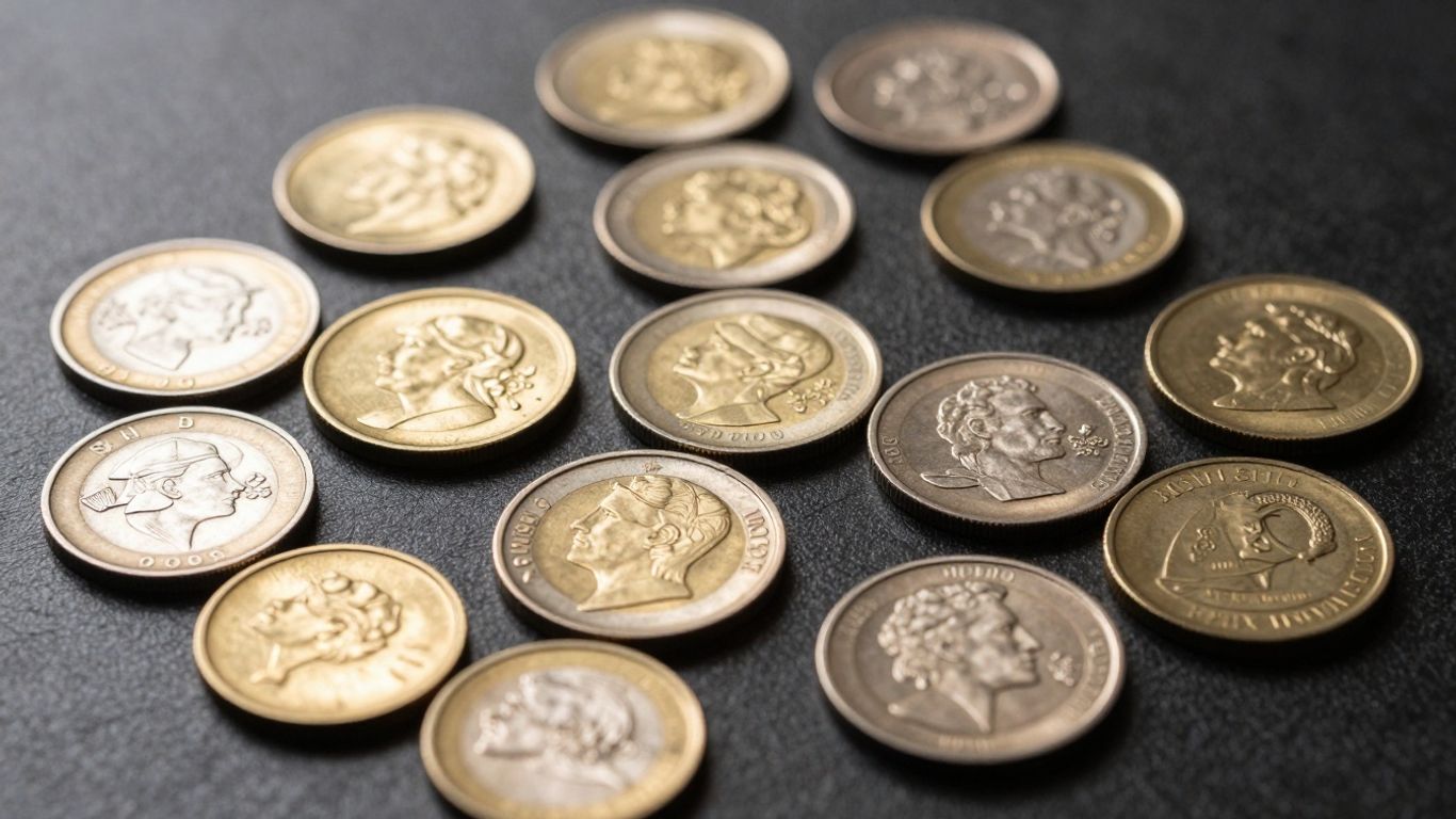 Collection of rare gold and silver coins