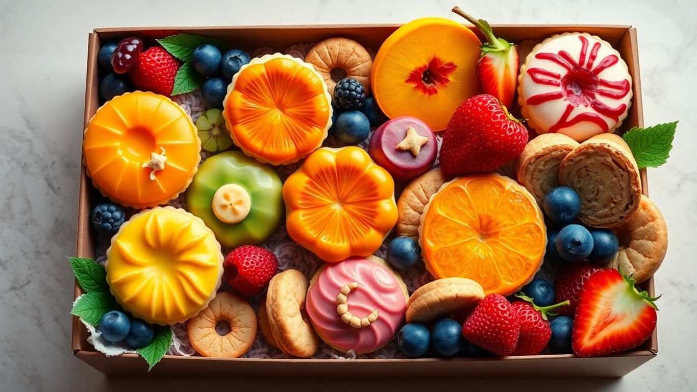 กล่องขนมเบรคหลากหลาย สวยงาม น่าทาน