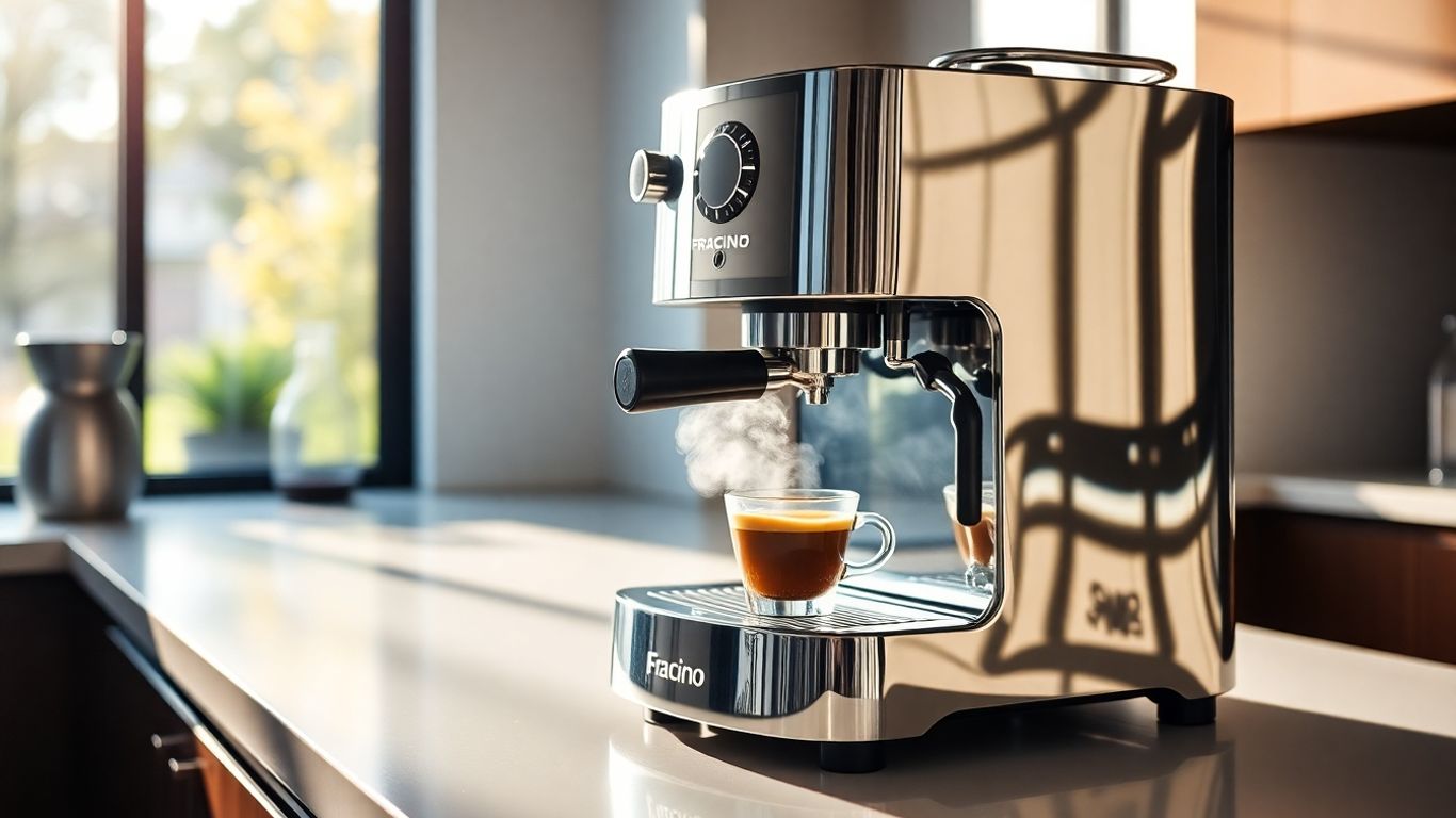 Fracino coffee machine making a perfect brew.