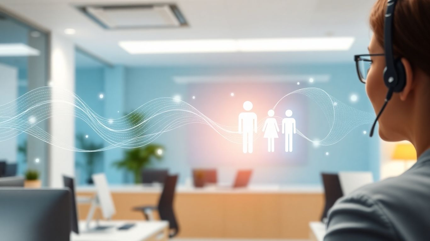 Voice AI connecting healthcare providers and patients.