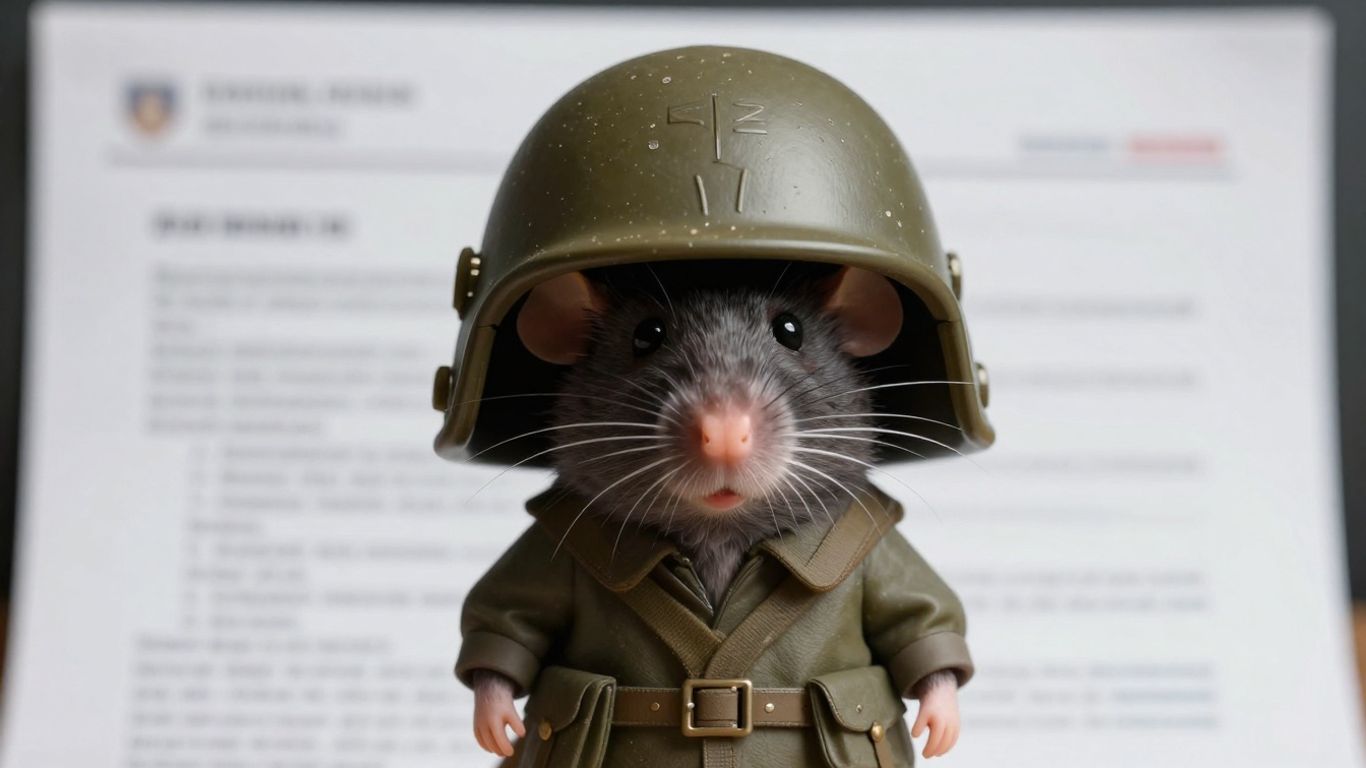 Rat soldier and legal documents