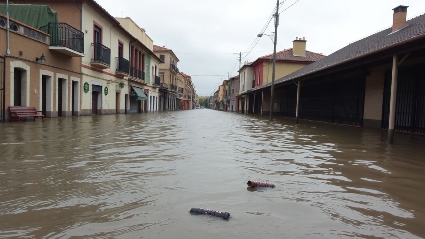 Inondations et pluies diluviennes en Espagne