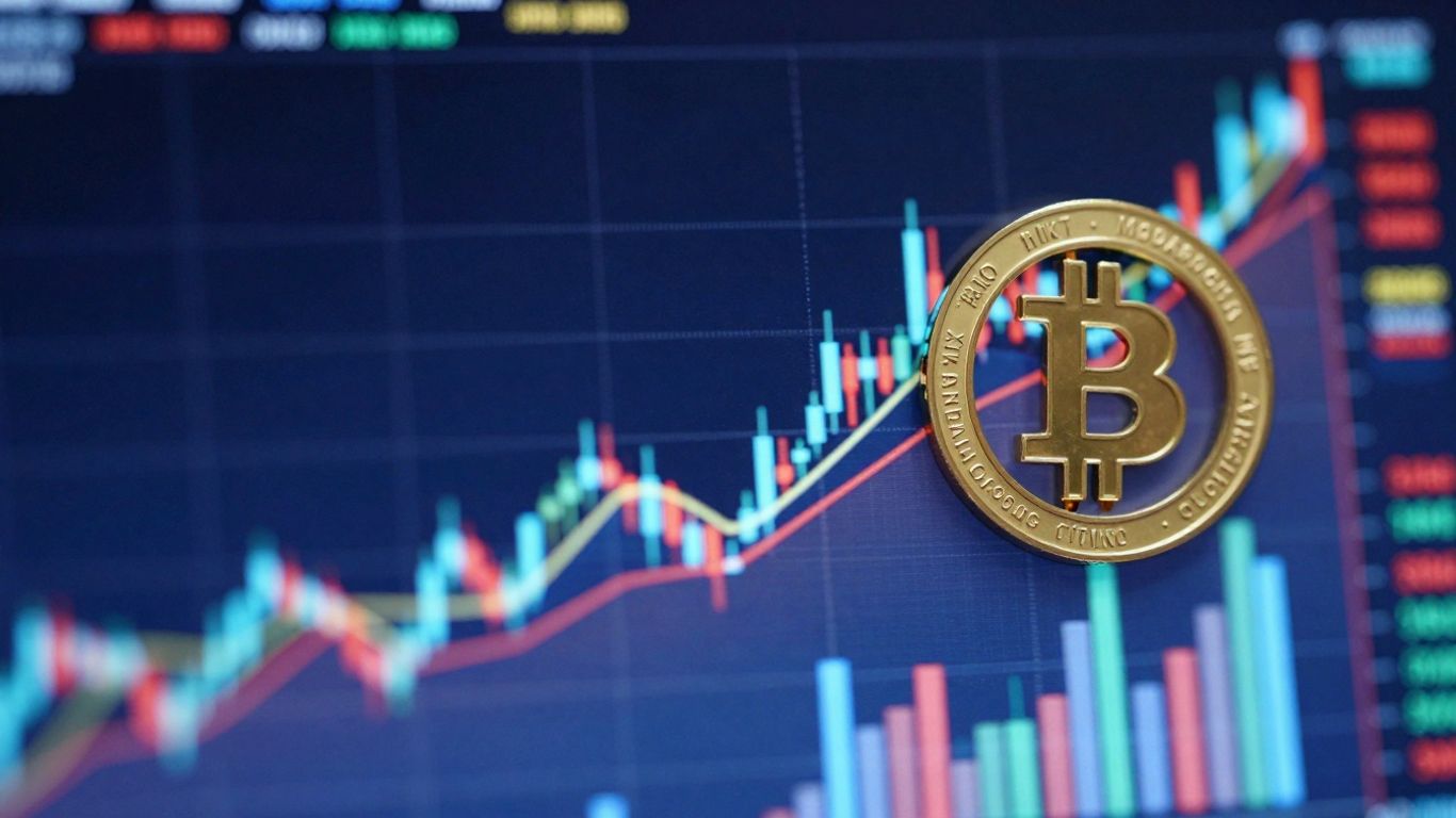 Crypto market trends and investment strategies visualized.