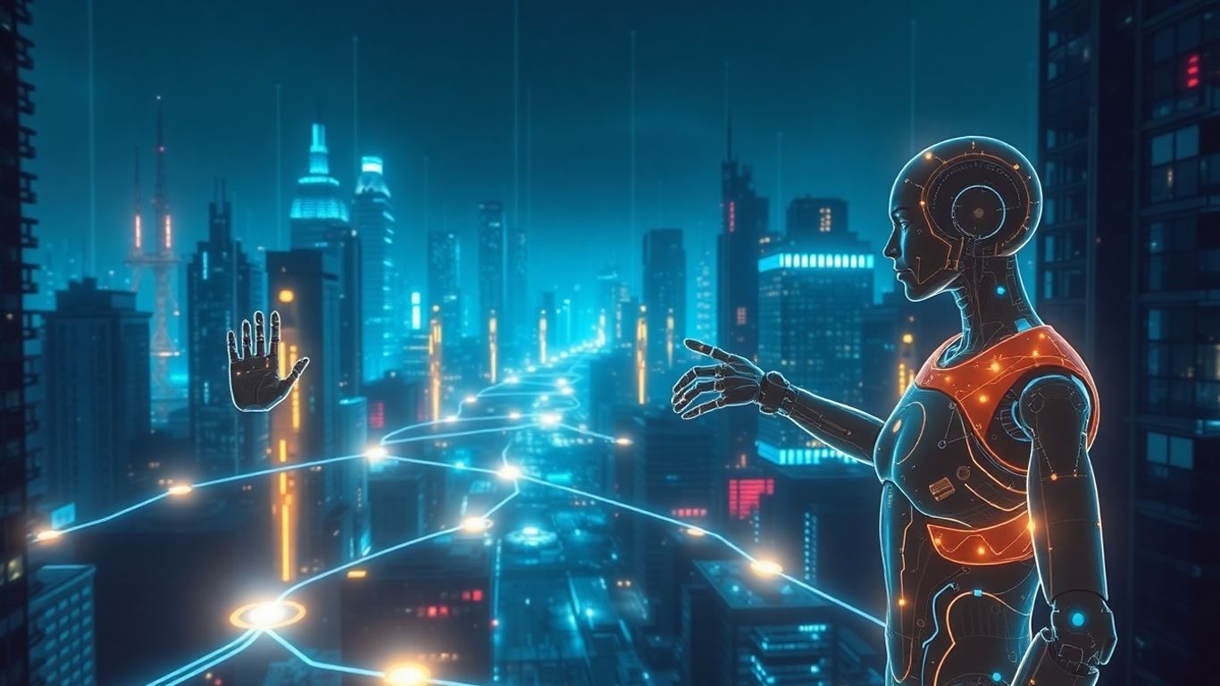 AI and automation impacting future jobs infographic.