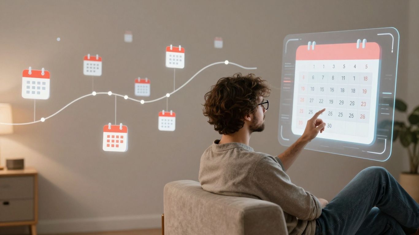 Musician's schedule organized by AI booking agent.