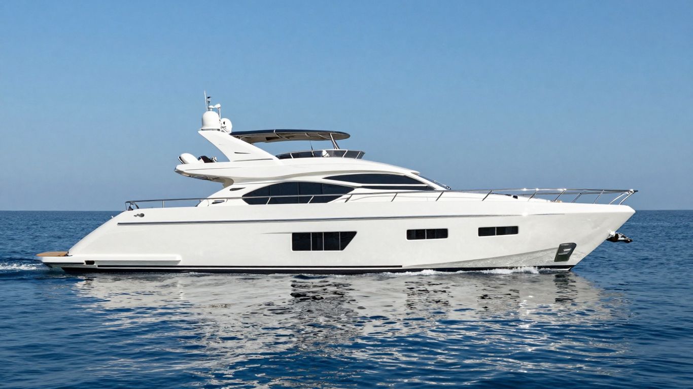 Sirocco yacht sailing on a calm blue sea.