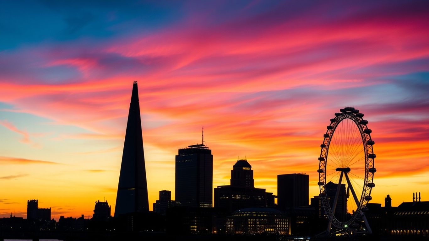 London skyline with NHS job opportunities