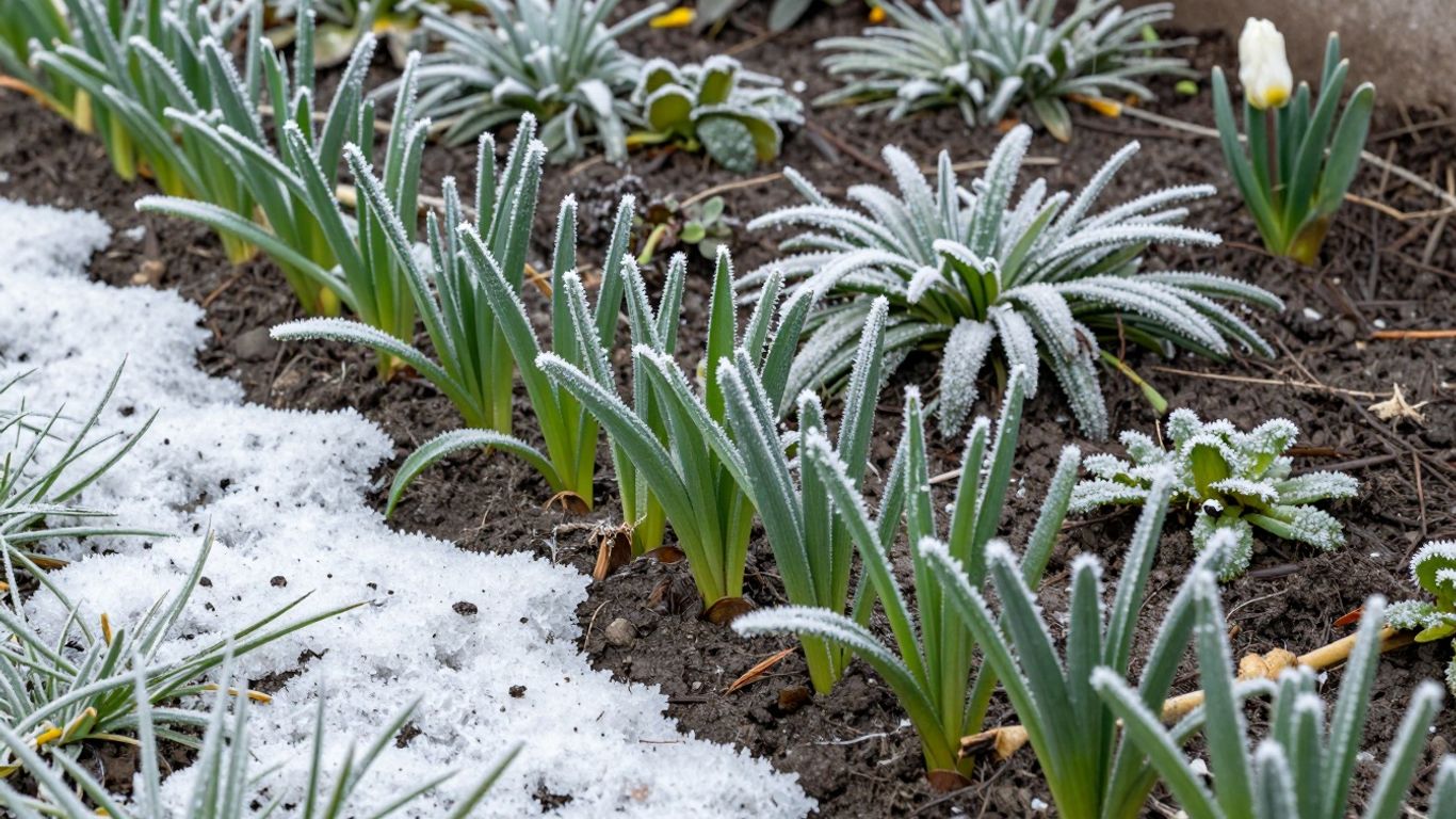 Garten im Wandel: Frost trifft auf Frühlingserwachen