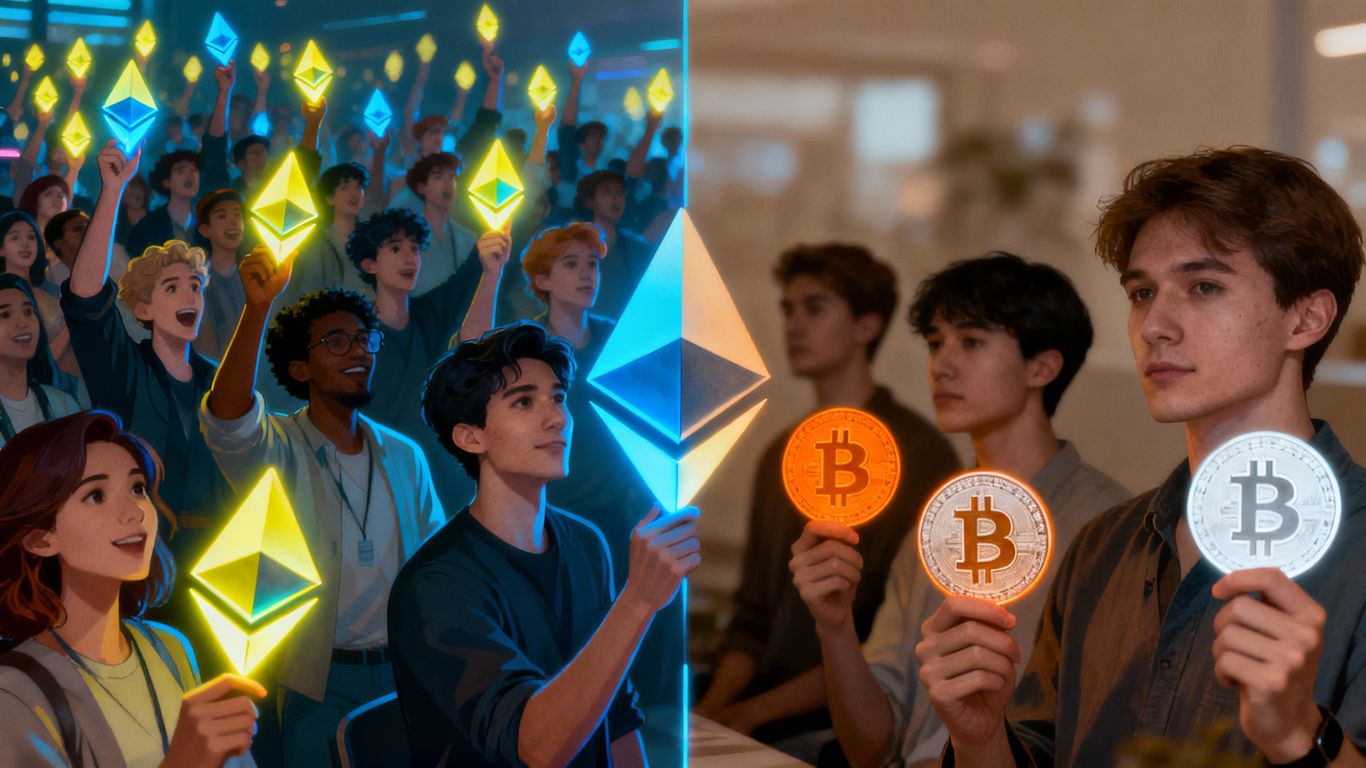 Ethereum holders more active than Bitcoin investors