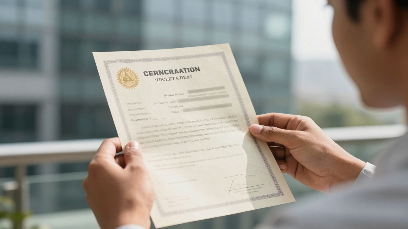 Aktienzertifikat in Händen, Börsenhandel, Finanzwesen