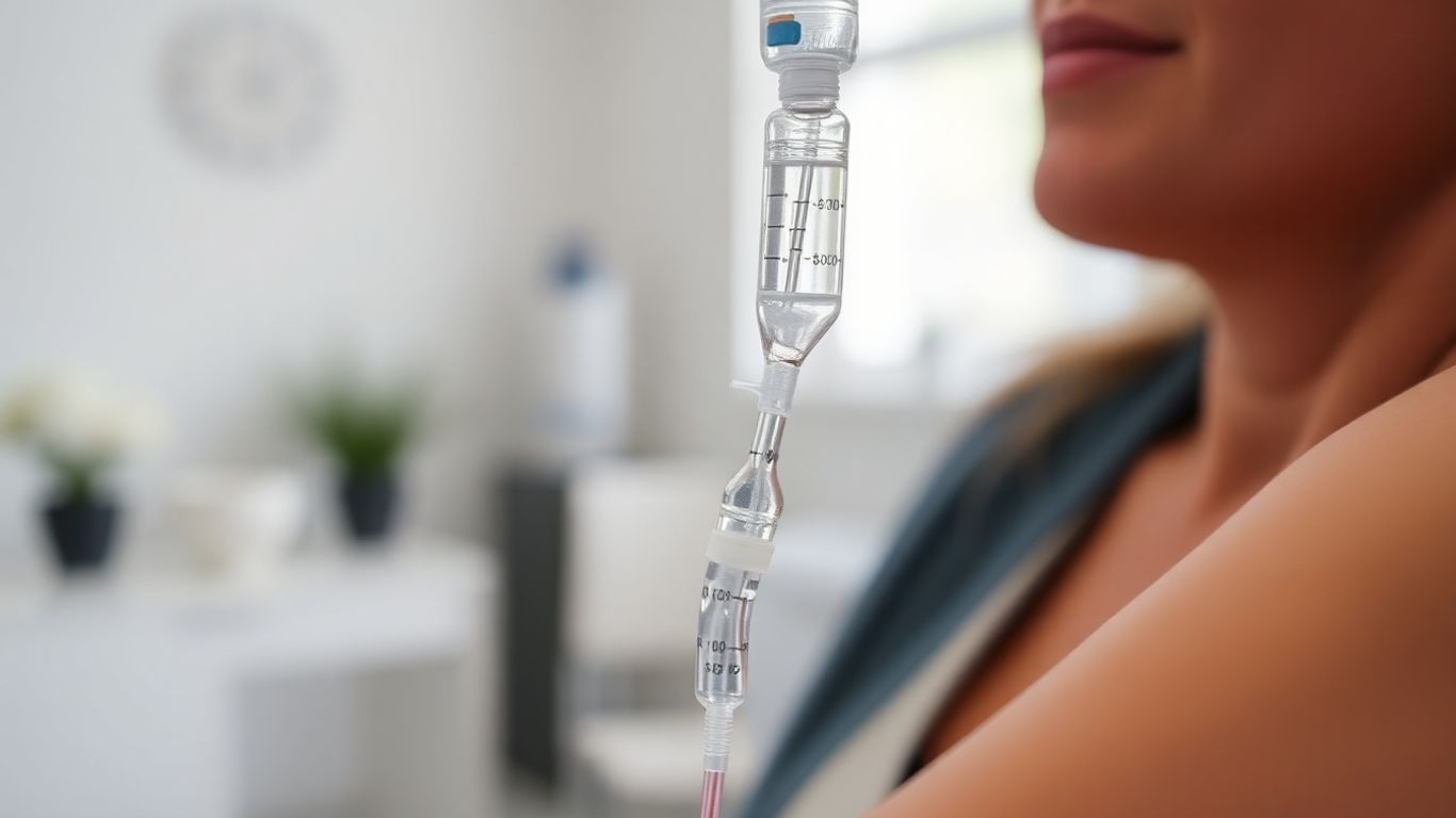 IV therapy drip for sustained energy