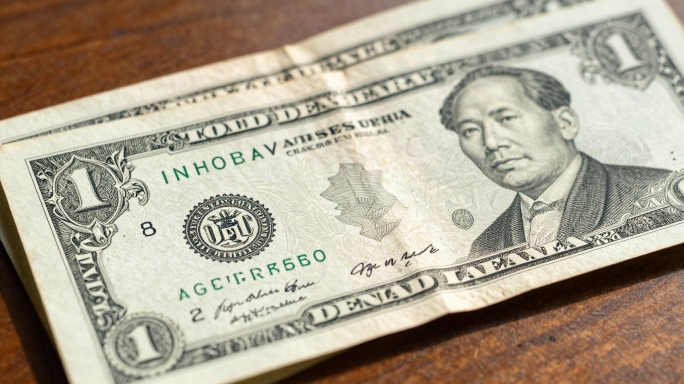 Stack of old silver certificate currency