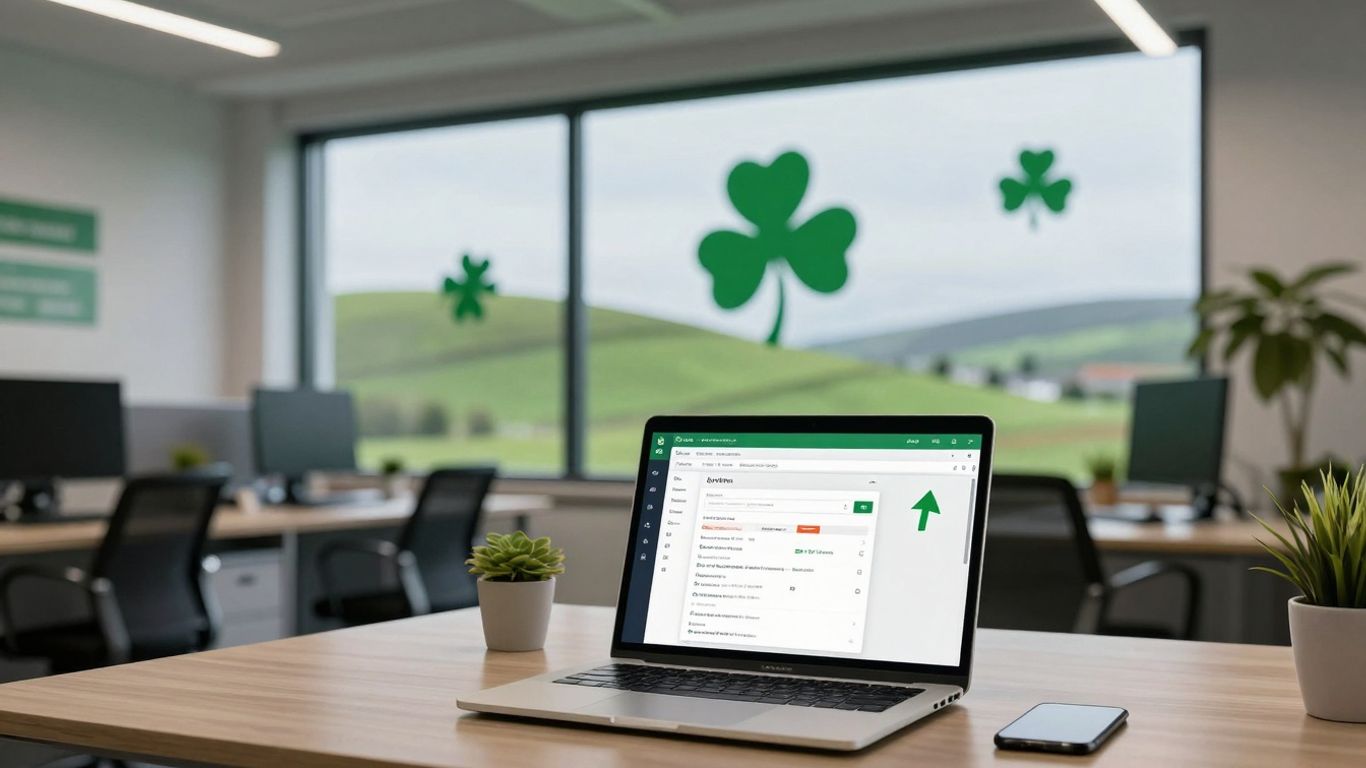 Irish business using email marketing tools for growth.