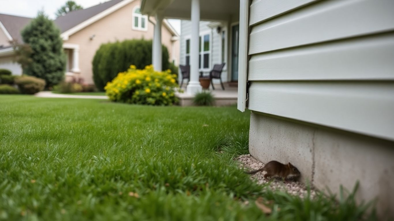 Orchard Park home with rodent problem.