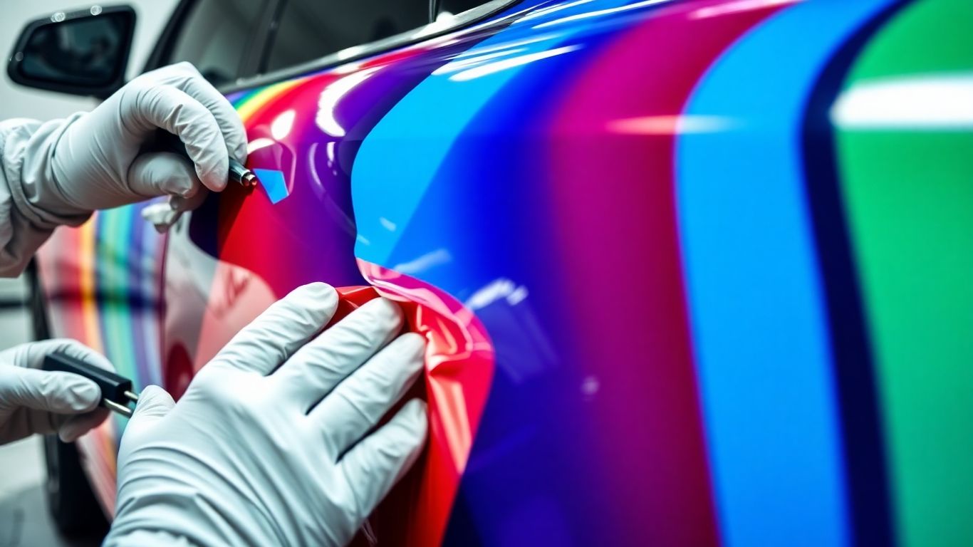 Vehicle wrap installation process