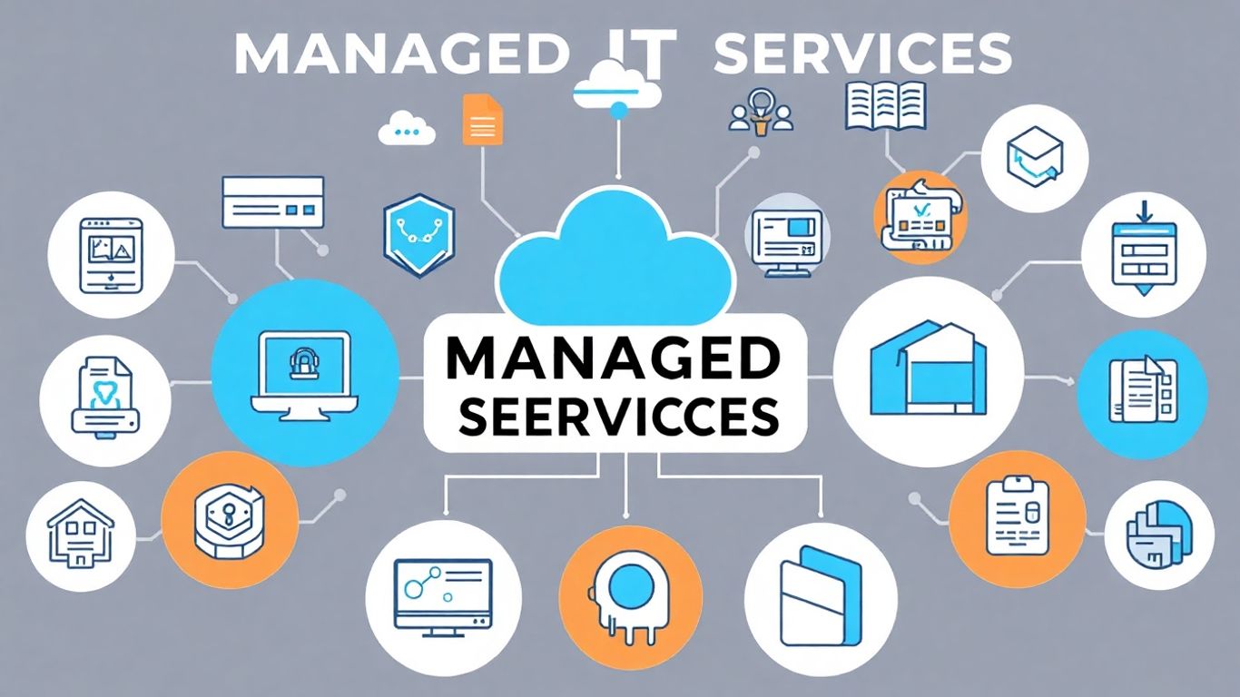 Infographic of managed IT services
