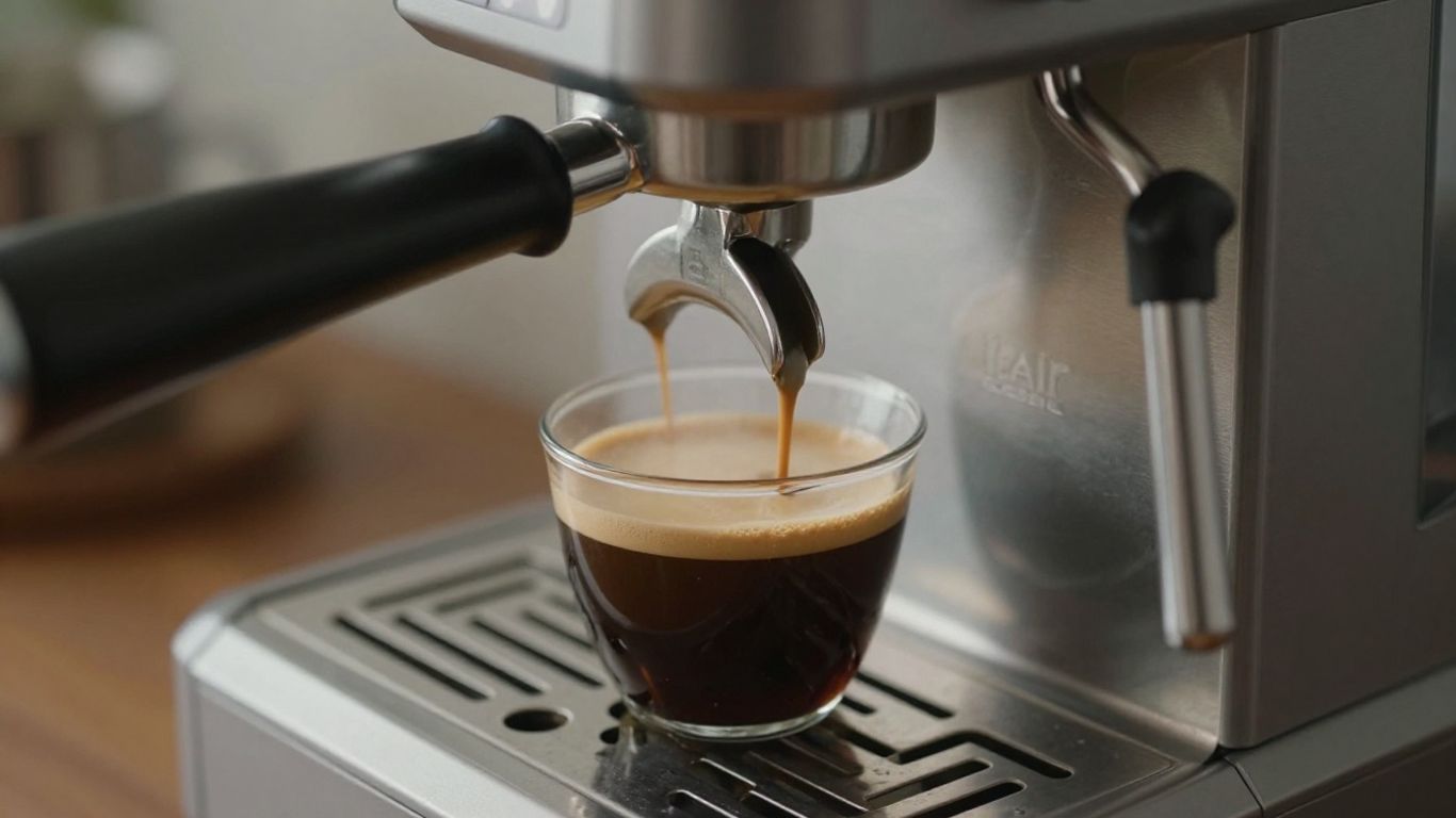 Machine à espresso manuelle Flair Classic avec une riche crema