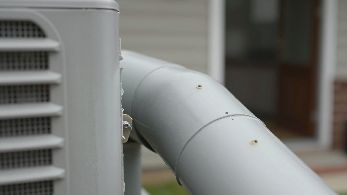 HVAC unit exterior with a subtle visual cue needing attention.