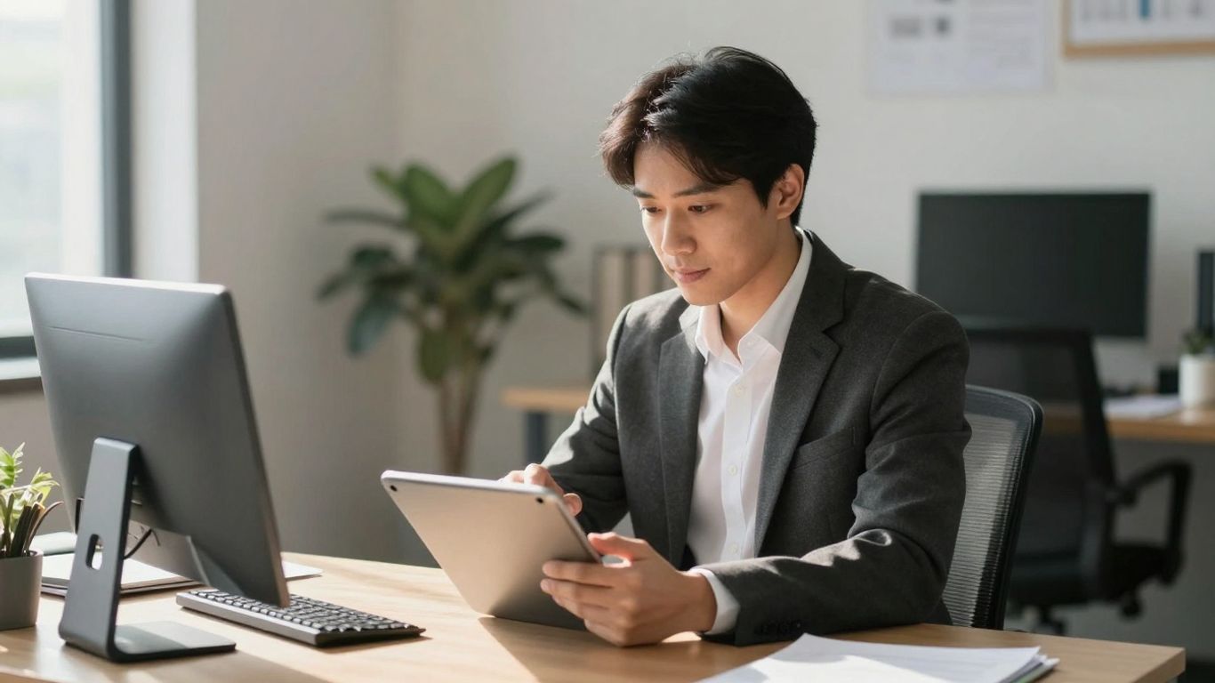 Business owner delegating tasks, feeling empowered and in control.