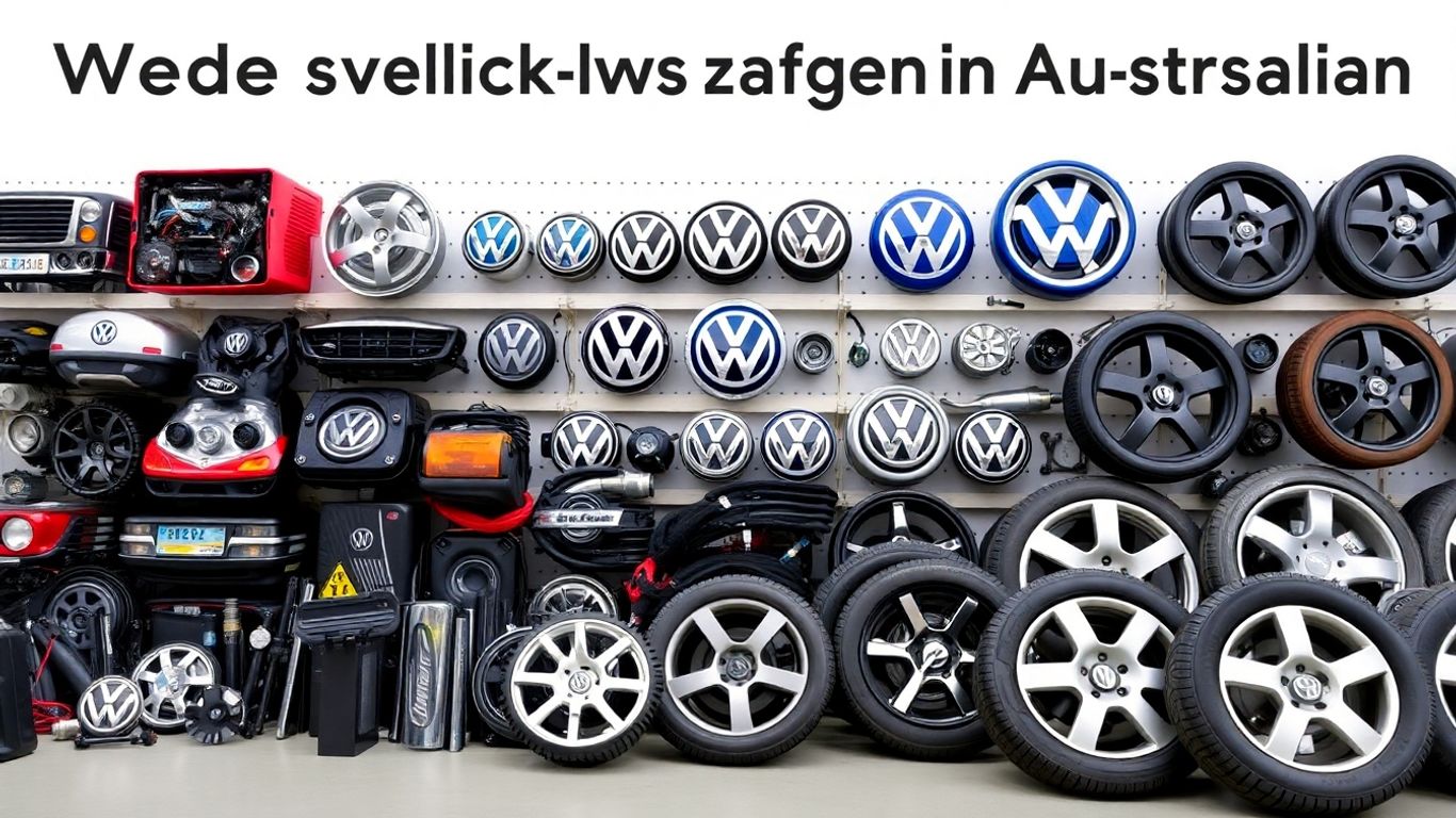 Volkswagen car parts assortment for Australia
