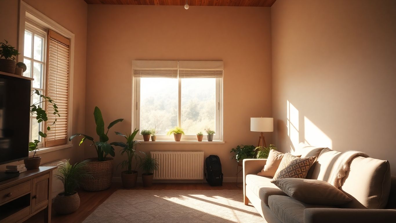 Hogar seguro y confortable con luz natural.