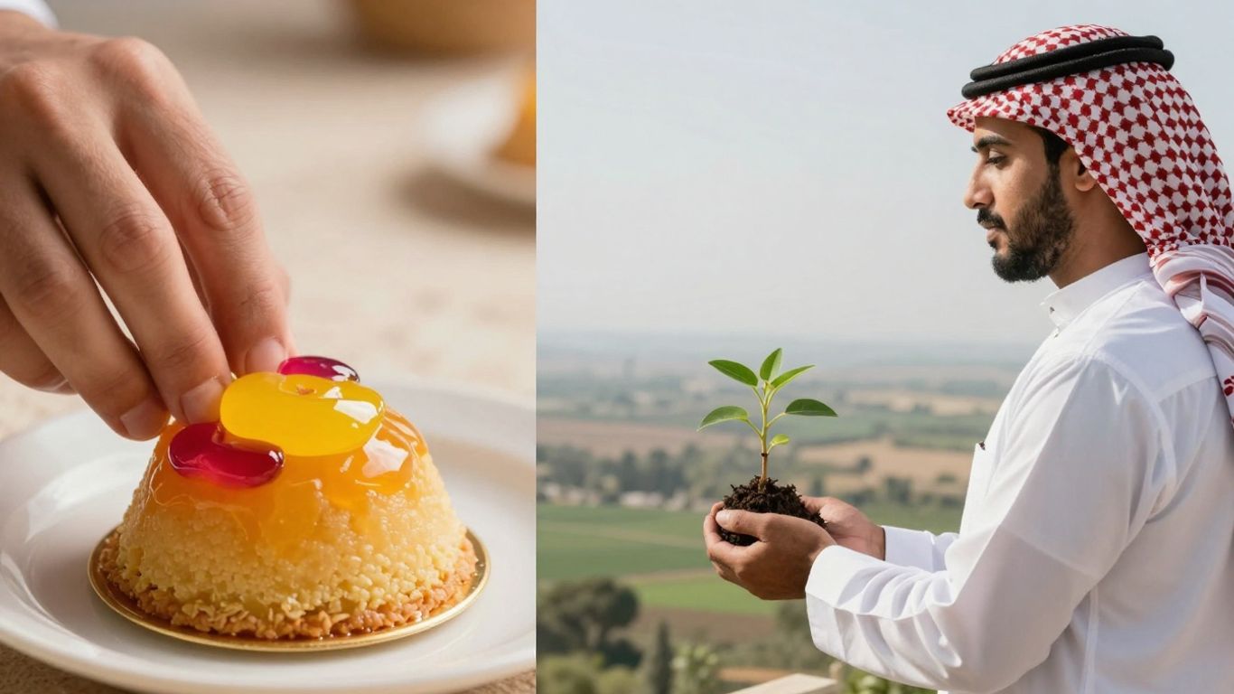 Person choosing long-term reward over immediate gratification.