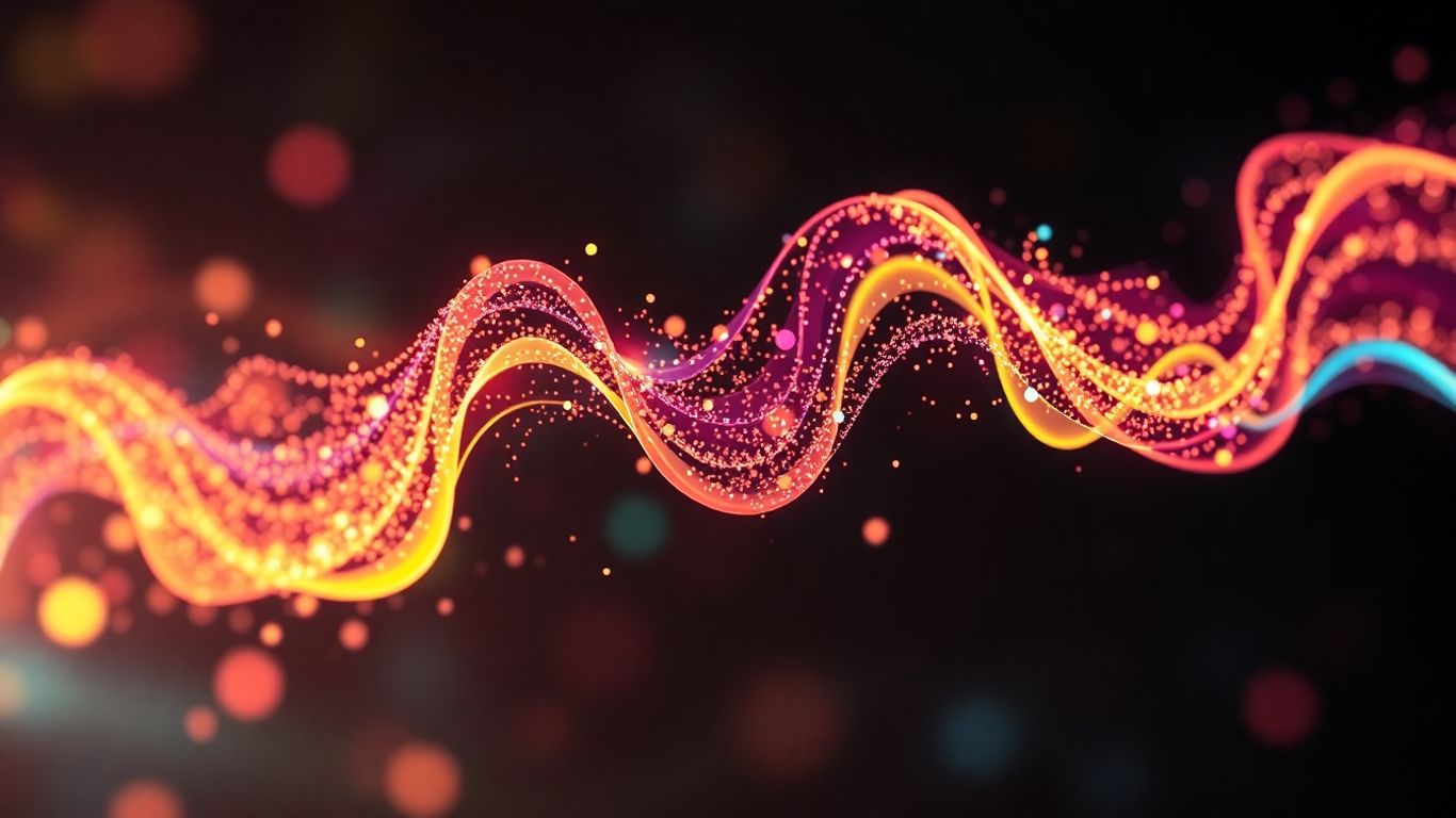 Abstract visualization of AI creativity