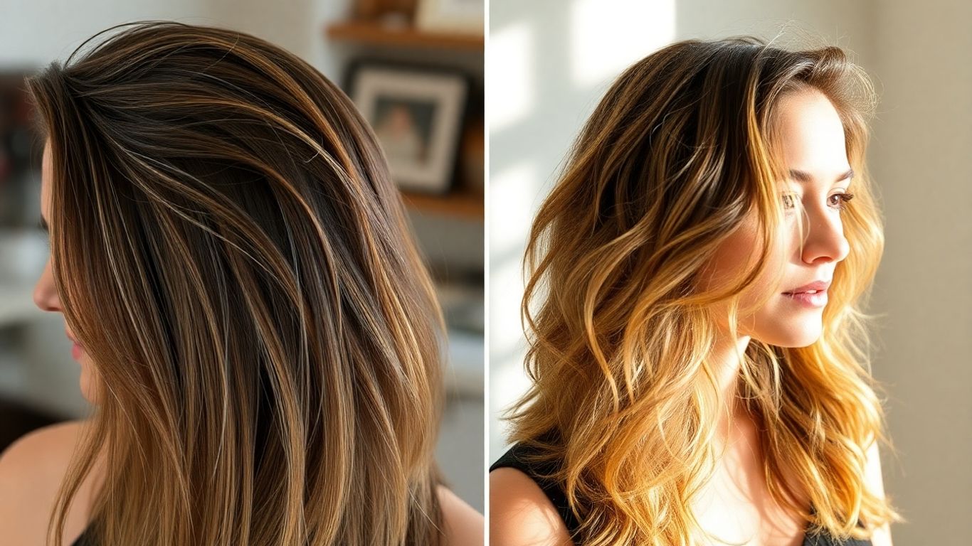 Nutrafol before and after hair growth comparison.