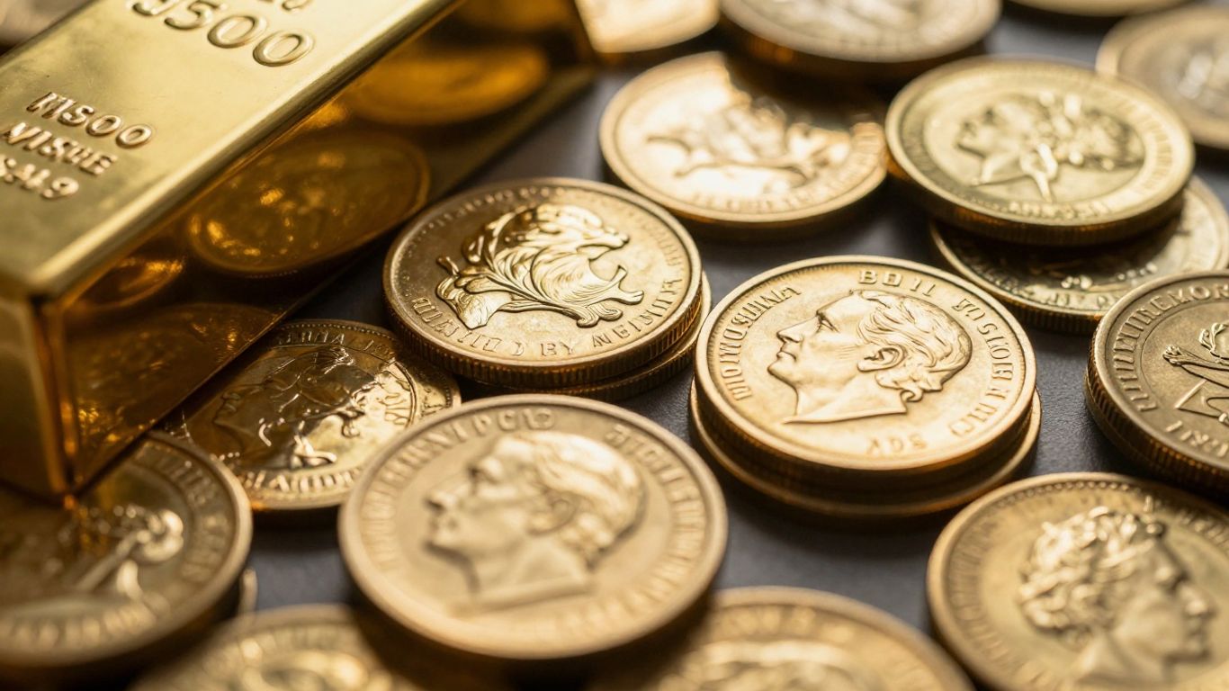 Pièces et lingots d'or français