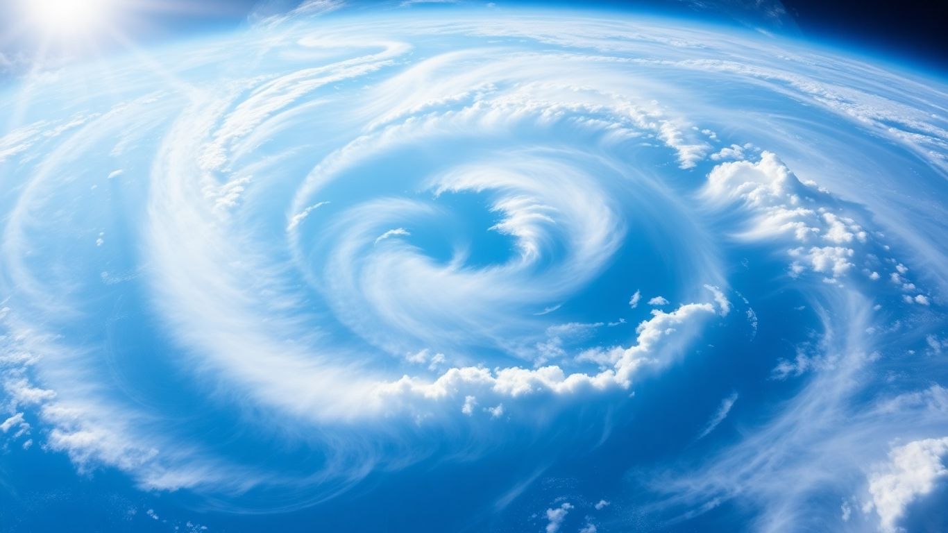 Le trou dans la couche d'ozone vu de l'espace.