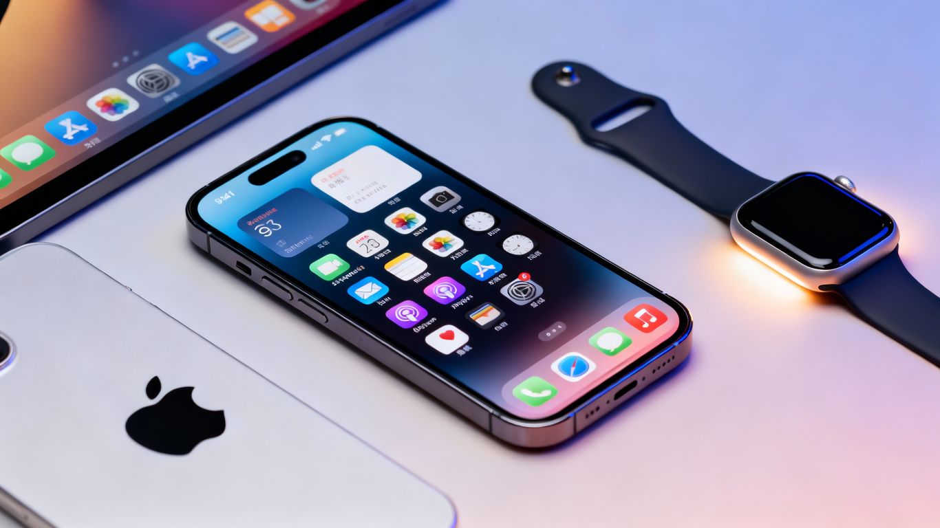 Apple devices connected in a seamless ecosystem.