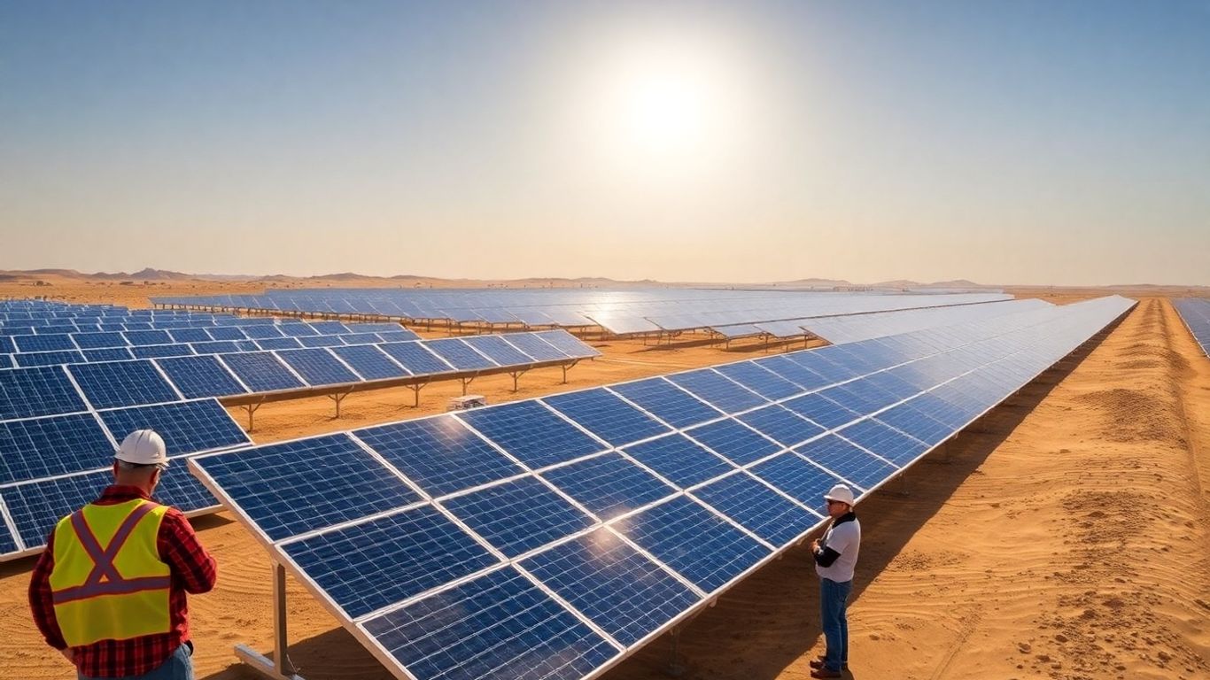 Panneaux solaires français en Arabie Saoudite