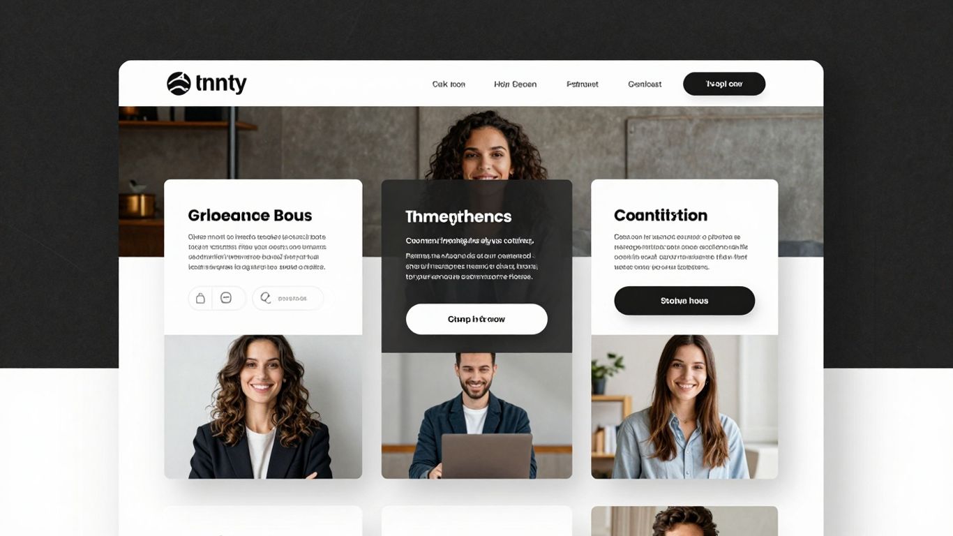 Trades landing page design for lead generation.