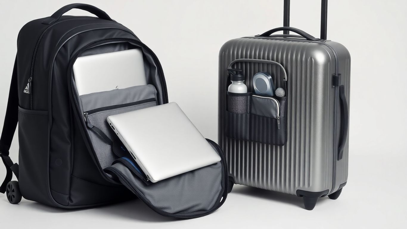 Plecak i walizka do samolotu, porównanie wyboru.