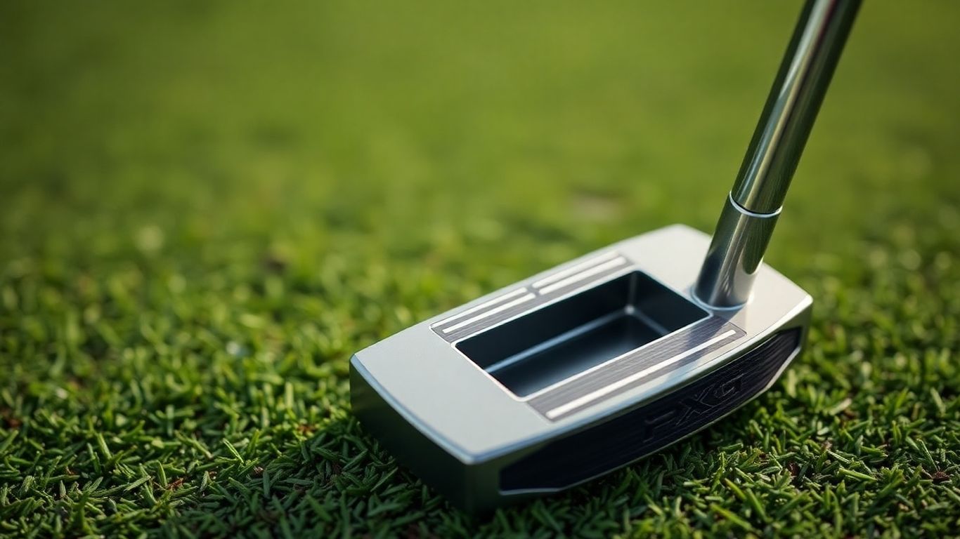 PXG Battle Ready II Dagger+ putter on golf course