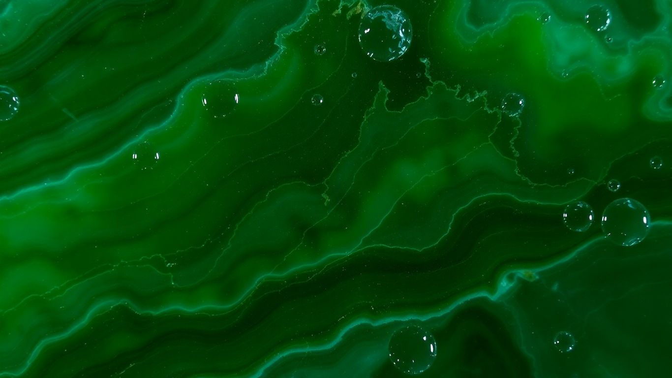 Polished green onyx with swirling emerald and jade patterns.