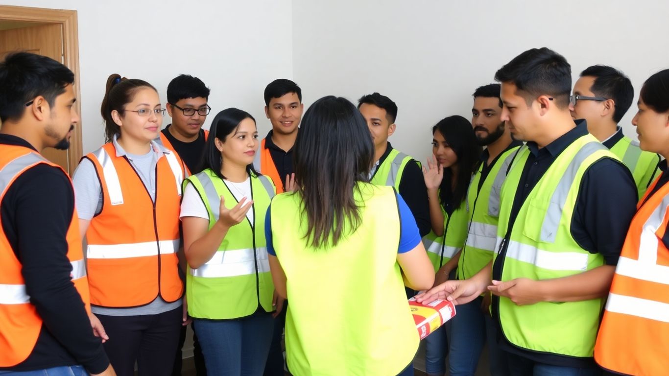 Hostel staff training for emergency response and safety.
