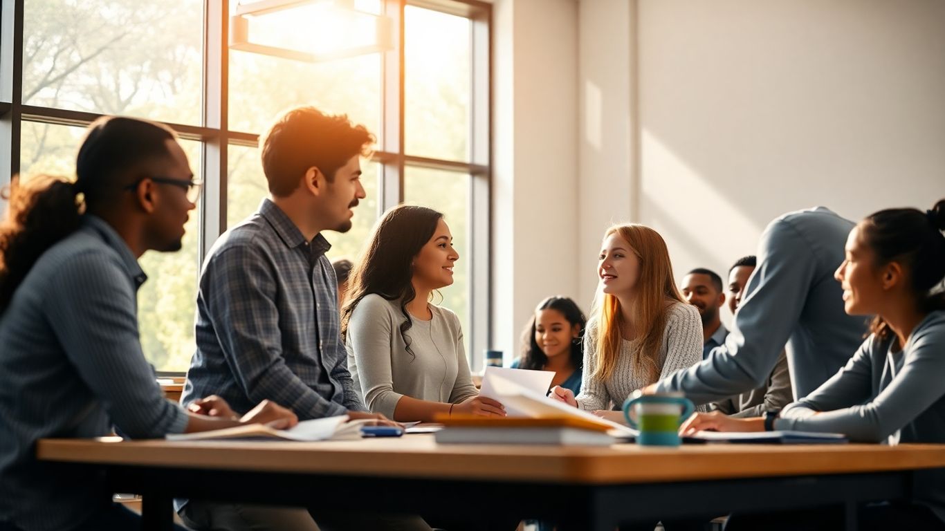 Cele mai de încredere francize testate deja în România – idei pentru 2025 1 Clasă modernă cu elevi și profesori, dezvoltare profesională.