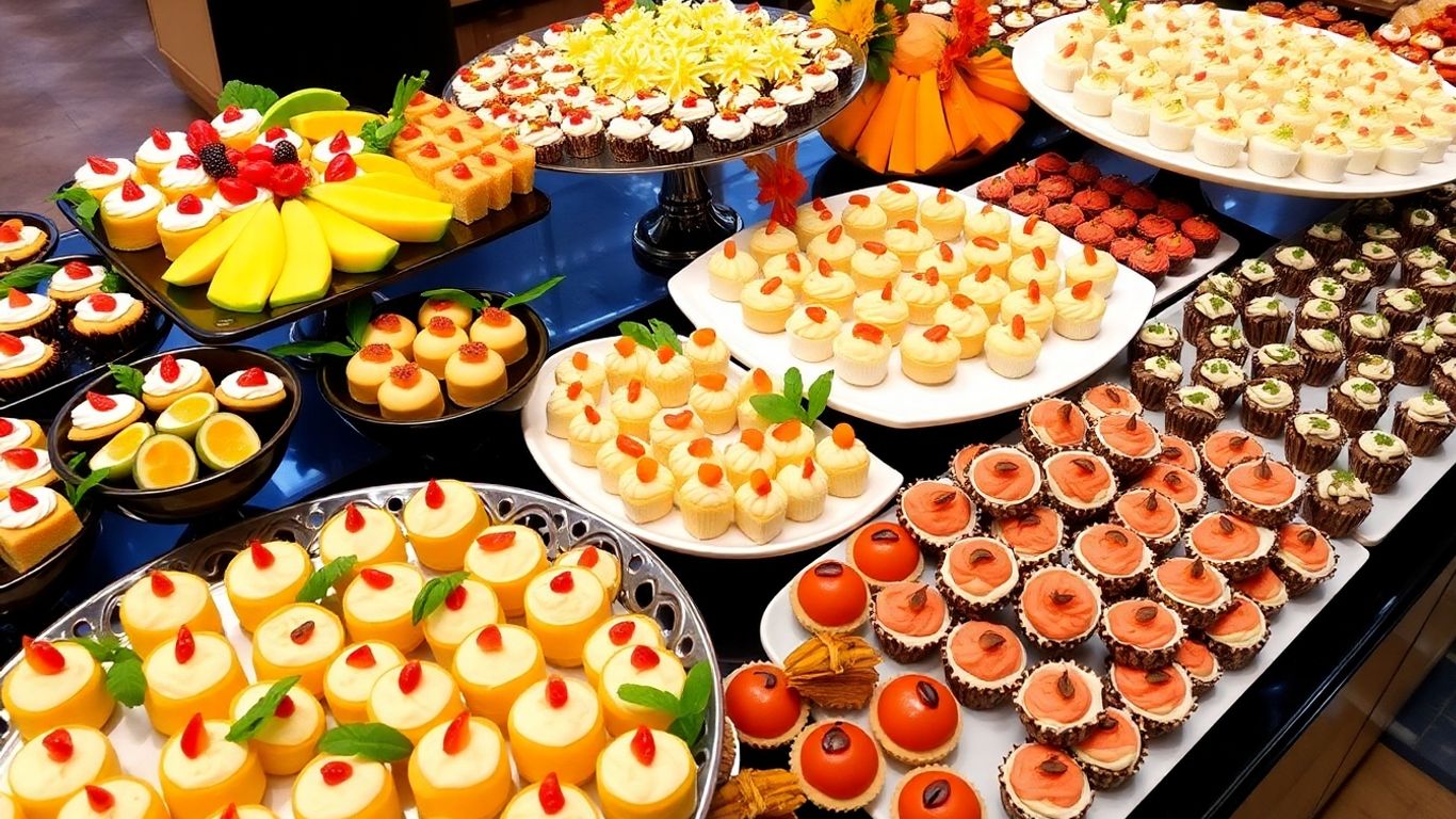 อาหารว่างและขนมหวานจัดเลี้ยงสำหรับทุกโอกาส