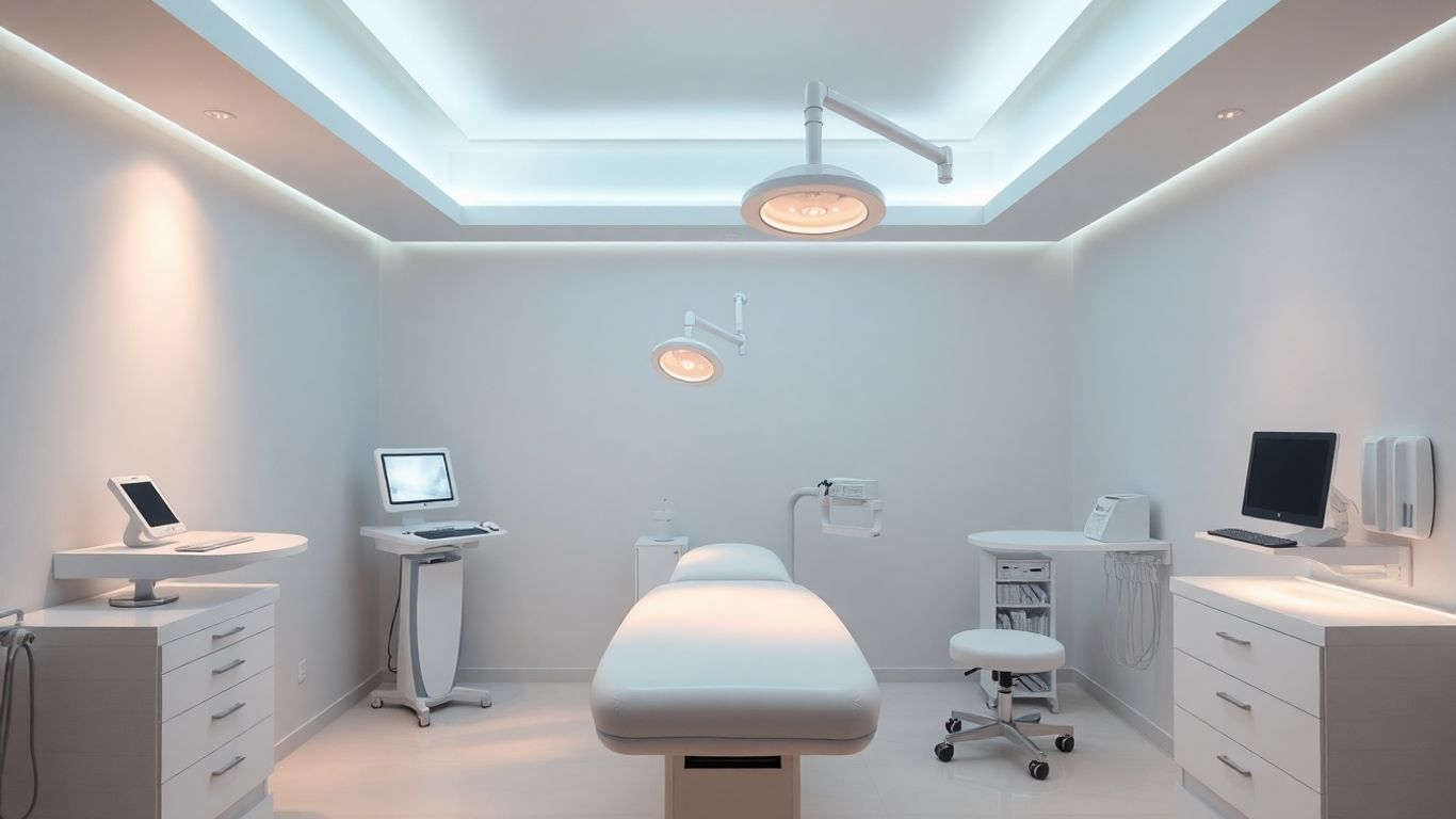 Modern aesthetic clinic with advanced medical technology.