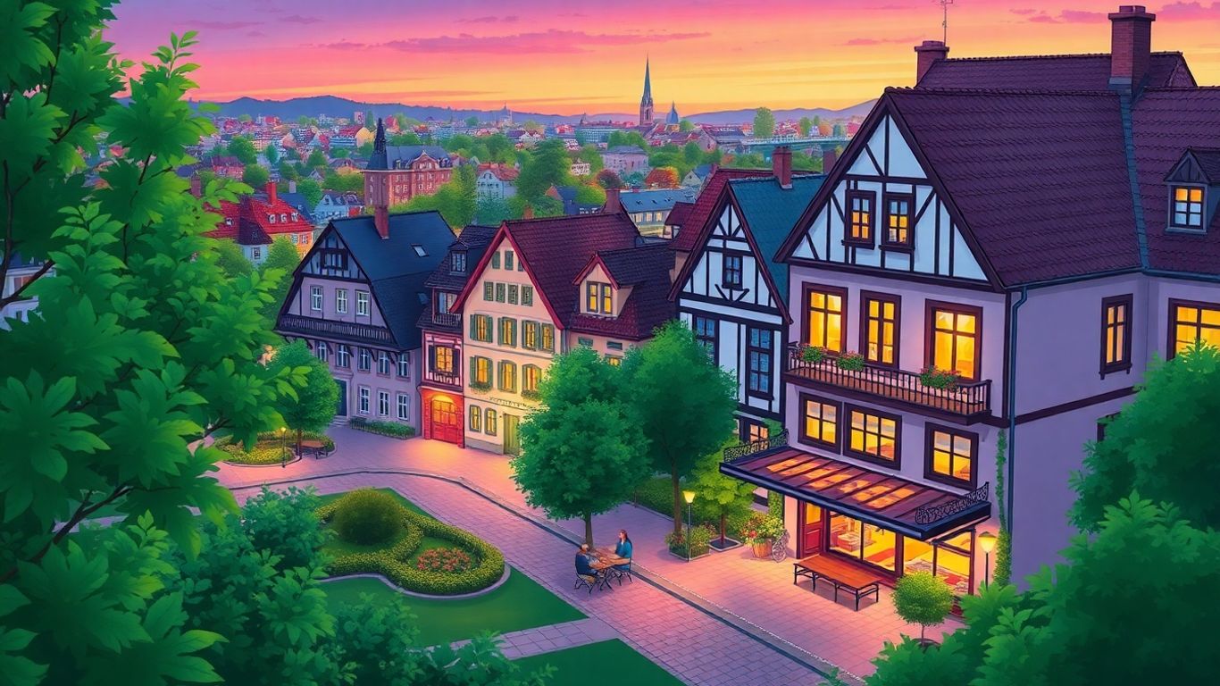 Griesheim Hotels Illustration