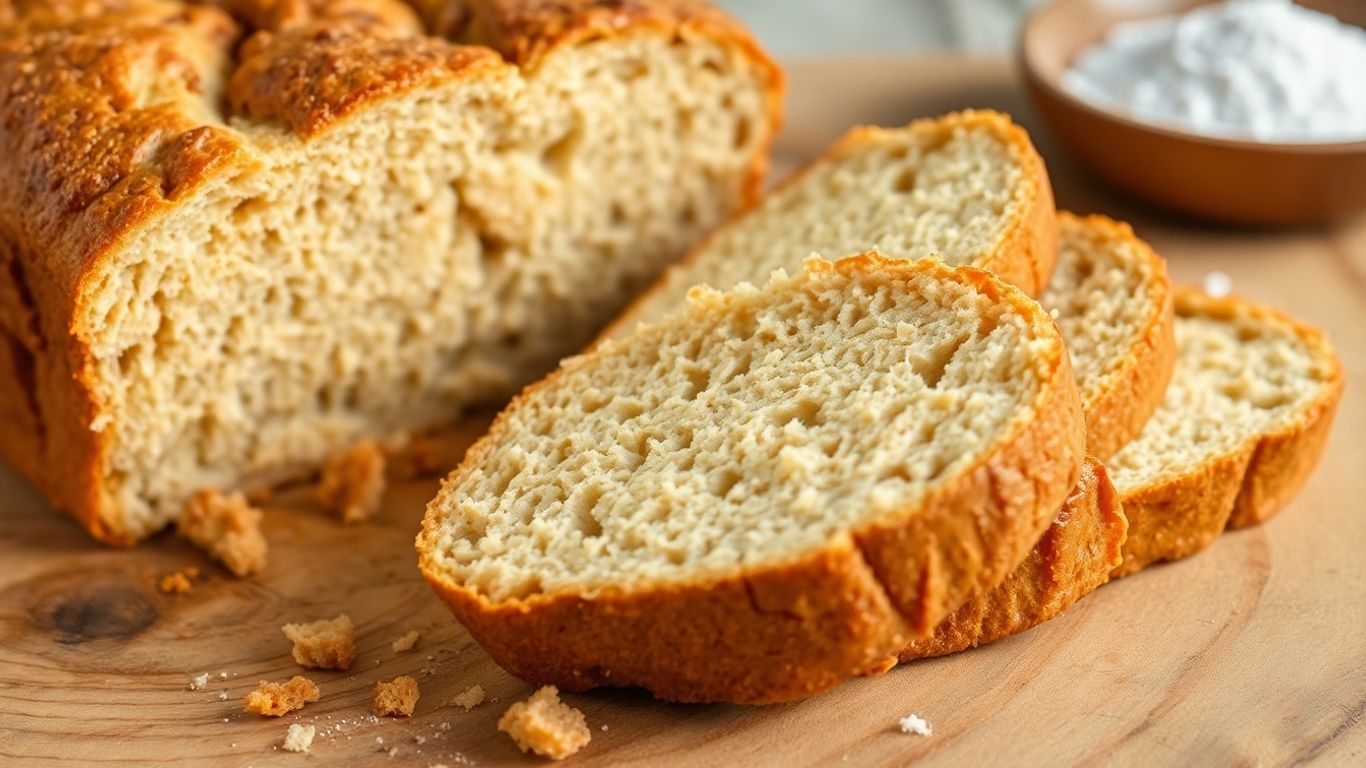 Gluten-free bread with a good crumb structure.