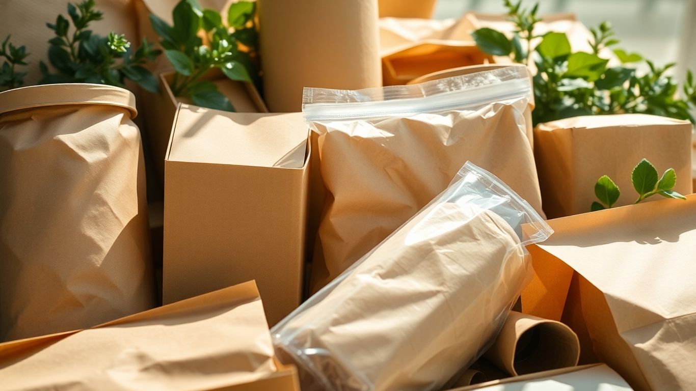 Embalagens biodegradáveis em destaque no Brasil.