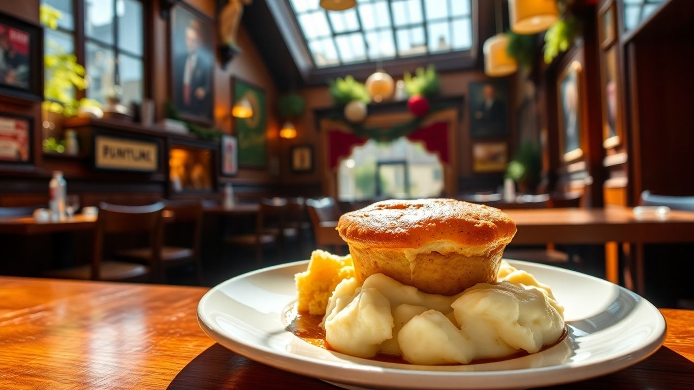 Delicious gastropub food in a London pub.