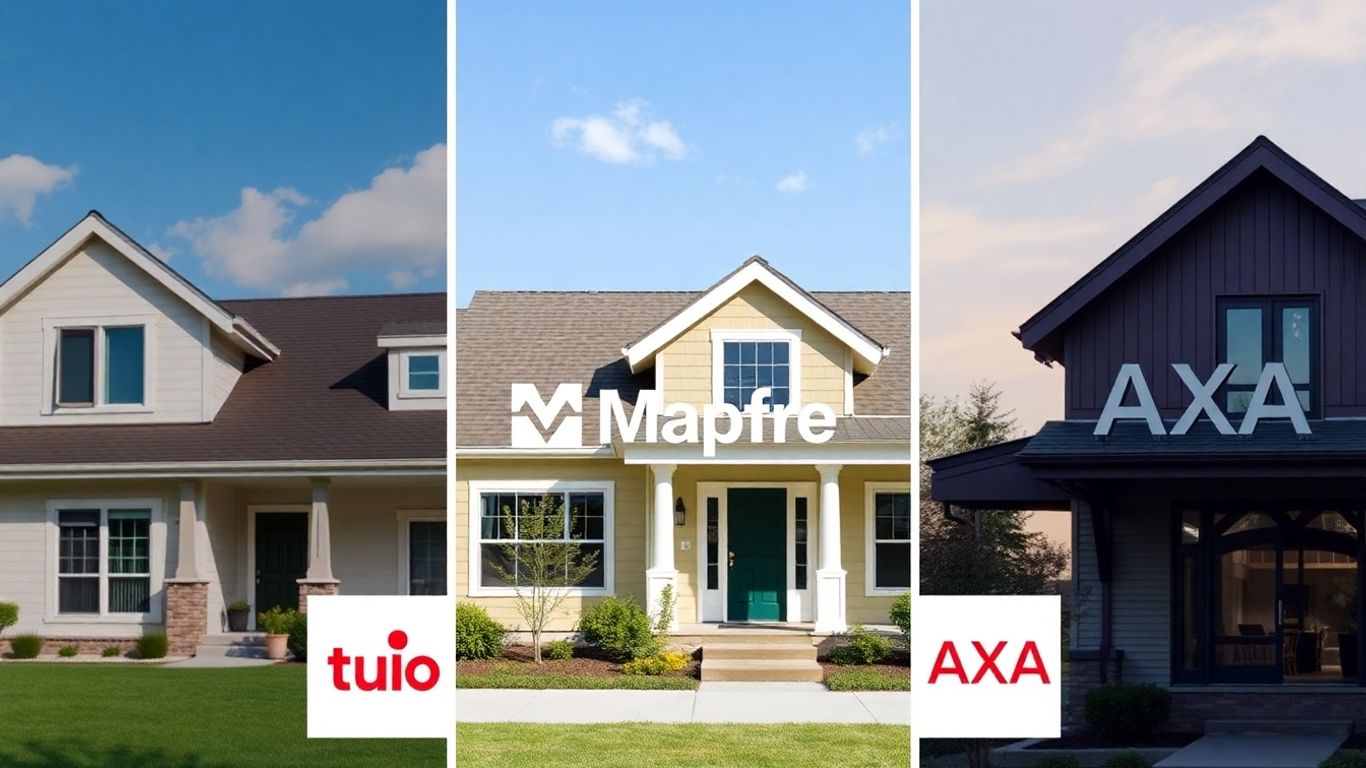 Hogares con logos de Tuio, Mapfre y AXA.
