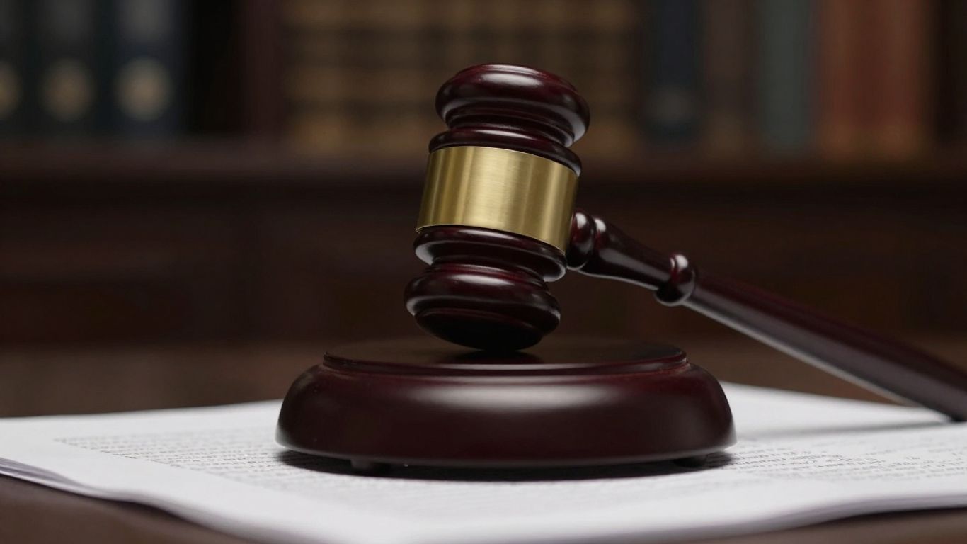 Gavel on legal documents